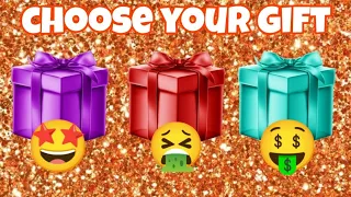 CHOOSE YOUR GIFT 🤩🤮🤑🎁 #3GIFTBOX #chooseyourgift #goodusbad #wouldyourather