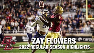 Zay Flowers 2022 Season Highlights | Boston College WR