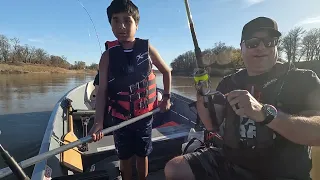 Catfish, lots of debris and a flip flop