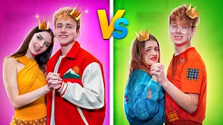 Casal Pobre VS Rico! Quem Será o Melhor Casal da Escola?