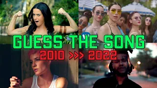 Guess the Hit Song from 2010 - 2022 Music quiz