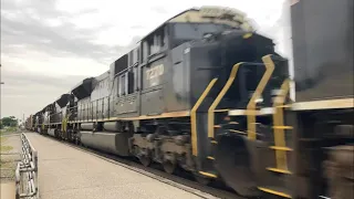 Ex NS SD70ACU’s (Train 15N) at Waterloo, IN (June 11, 2022)