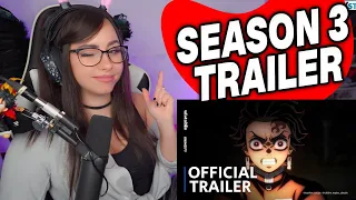 Demon Slayer Season 3 | Official Trailer | Bunnymon REACTS