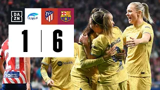 Atlético de Madrid vs FC Barcelona (1-6) | Resumen y goles | Highlights Liga F