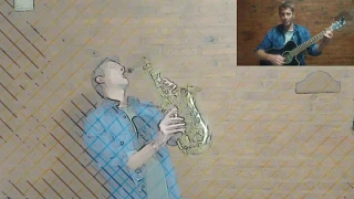 Take on me Sax & keyboard Cover Aha