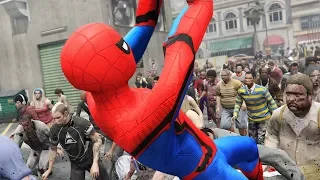 GTA 5 - SUPERHERO in a ZOMBIE Outbreak!