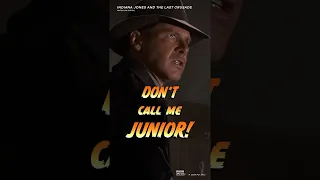 DON'T Call Me Junior! 💥 #IndianaJones