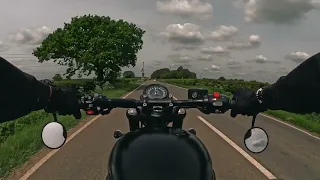 Countryside Cruise - Triumph Bobber Vance & Hines + Decat - Pure Engine Sound Only - No Talking