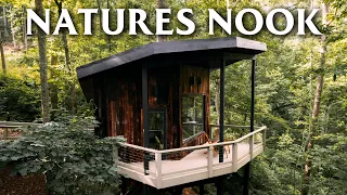 Tiny House w/4 Beds! & Live Oak Tree! // Natures Nook Airbnb Tour