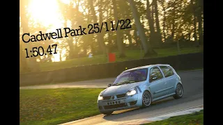 #2 Renault Clio 172 at Cadwell Park - Opentrack 25/11/22