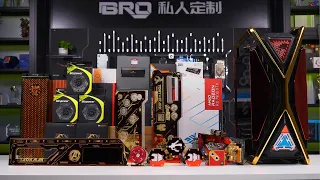 「BRO」4K PC Build Asus ROG Hyperion GR701 AMD 7950X3D & RX7900XTX Aqua Iron Man.ROG创世神红金钢铁侠主题#pcbuild