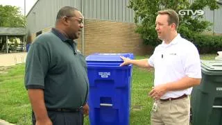 Placing Trash and Recycle Carts