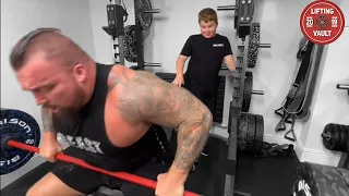 Eddie Hall Failing A 2 Plate Bench ... After 33 Reps