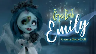 Custom Doll! Emily From The Corpse Bride Movie || OOAK Custom Doll Repaint and Tutorial | Tim Burton