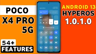 Poco X4 Pro 5G HyperOS 1.0.1.0 Update | 54+ Hidden Features | Poco X4 Pro Android 14 Update