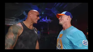 the rock face to face with John Cena Smackdown highlights