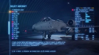 How much $ MRP $ to complete the aircraft tree in Ace Combat 7
