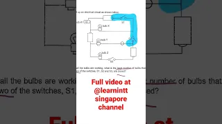 Hardest Question from "Electricity" chapter! All PSLE students take note! #psle #electricity