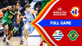 Uruguay - Brazil | Basketball Full Game - #FIBAWC 2023 Qualifiers