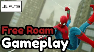 Marvel's Spider Man PS5 Gameplay - Free roam in the rain