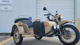 2009 Ural Sahara 2WD Sidecar Motorcycle with Low Mileage in Good Condition