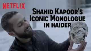 Shahid Kapoor Recites Shakespeare In A Graveyard | Haider | Netflix India