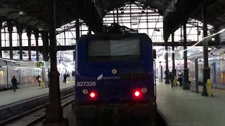 Départ d’une BB27300 à la Gare de PSL