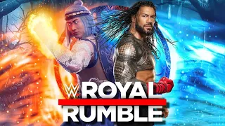 Team Mortal Kombat VS Team Roman Reigns In Royal Rumble Match WWE 2K23