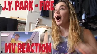 AKA REACTS! J.Y. PARK - FIRE (FEAT. CONAN O'BRIEN, STEVEN YEUN, & PARK JIMIN) MV Reaction