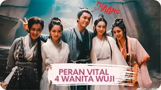 peran penting dari 4 wanita Pedang Langit Golok Naga