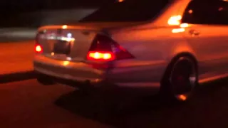 Mercedes W220 S600 biturbo amazing sound exhaust