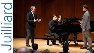 Gregory Feldmann, baritone & Cameron Richardson-Eames, piano | Juilliard Gerald Finley Master Class