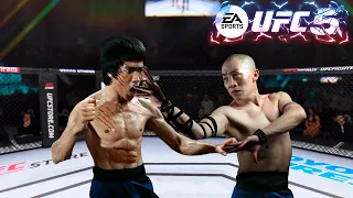 UFC5 Bruce Lee vs Dragon Monk EA Sports UFC 5 PS5