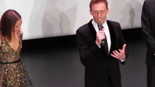 Tom Hiddleston speaking french at Thor premiere in Paris