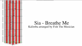 [Kalimba tabs]Sia - Breathe Me(Kalimba arranged by Fish The Musician)