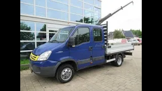 Iveco Daily 50C14G 345 CNG Aardgas AIRCO + HIAB Kraan Kran Crane 5-VBP-71