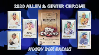 2020 Topps Allen & Ginter Chrome Hobby Box Break
