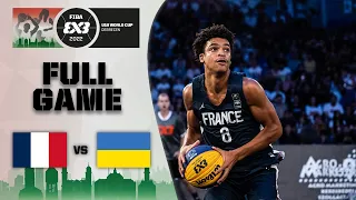 France v Ukraine | Men Semi-Final | Full Game | FIBA 3x3 U18 World Cup 2022