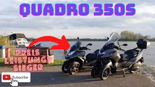 Quadro 350S beste Alternative zu Peugeot Metropolis| Yamaha Tricity 300| Piaggio Mp3 ???