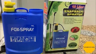 Knapsack sprayer step by step installation เครื่องพ่นนำ้หมักจุลินทรีย์ผลไม้