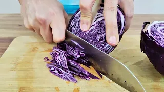 Forget about blood sugar and obesity! This Red cabbage salad is a treasure trove of vitamins!