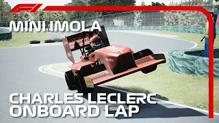 F1 2021 Formula Student Charles Leclerc Onboard Lap | Mini Imola | 2021 Emilia Romagna Grand Prix