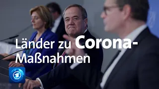 Corona-Schutzmaßnahmen: Länder fordern weiter bundesweiten Rahmen