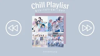 b t s • t x t • e n h y p e n • s e v e n t e e n ~ chill/sleep/study playlist [Lyrics]