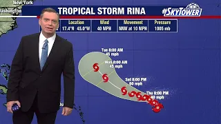 Tropical Storm Rina forms in Atlantic