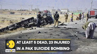 Suicide bombing claimed by Tehreek-e-Taliban kills at least five, injures several in Pakistan | WION