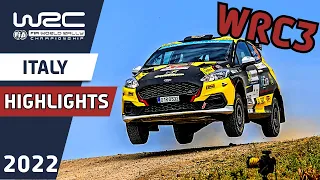 WRC Rally Highlights : WRC Rally Italia Sardegna 2022 : WRC3 Results and Final Day Rally Action