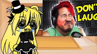 FNAF 1 reacts to Try Not To Laugh Challenge By: Markiplier