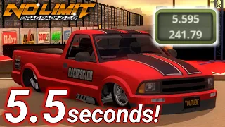 5.5 Seconds Chevrolet S10 Tune! Version 1.8.4 - No Limit Drag Racing 2.0