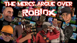 (TF2 15.ai SFM) The Mercs Argue over Their Favourite Roblox Games